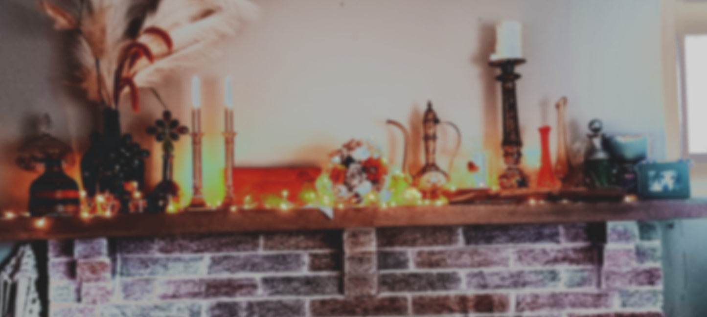 White Christmas Candle